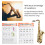 Saxophone Fingering Chart Basics Guide Exercise Comparison Table Portable Coated Paper 4