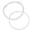 Set di 6 corde per oud 1G-6F,0.022-0.041in,Argento Bianco 3