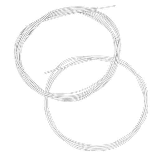 Set di 6 corde per oud 1G-6F,0.022-0.041in,Argento Bianco 2