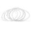 Set di 6 corde per oud 1G-6F,0.022-0.041in,Argento Bianco 14