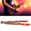 Sangle de guitare couleur café coton métal celluloïde 13