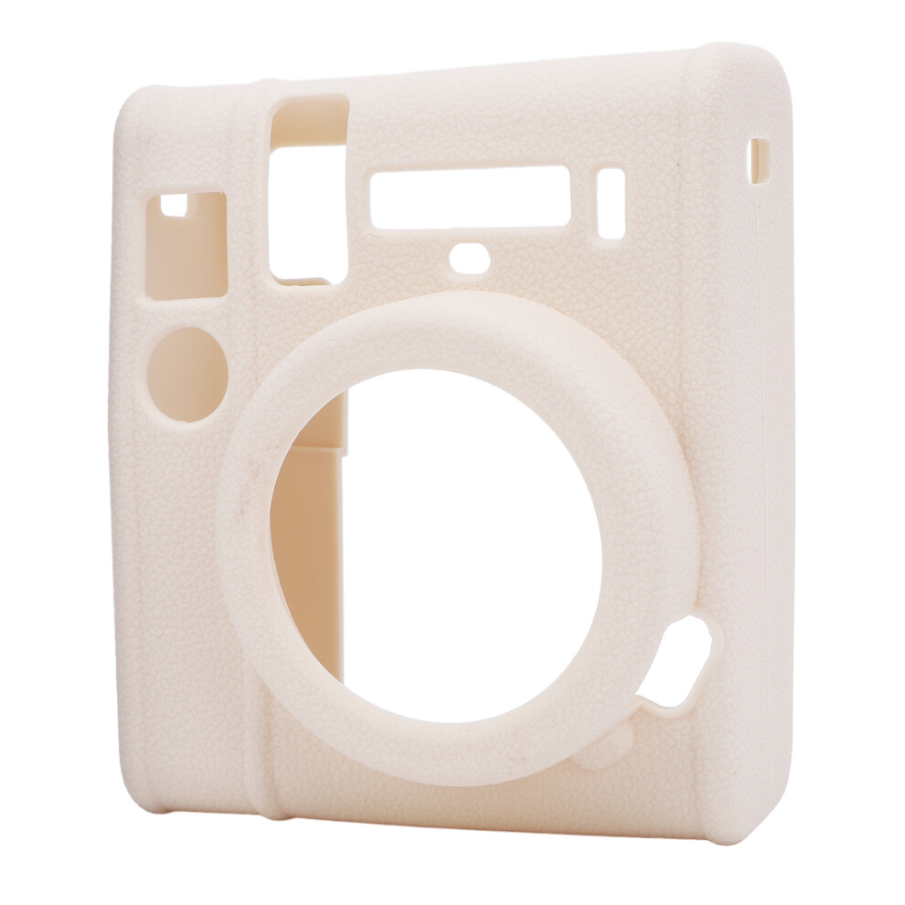 Instant Camera Silicone Case Scratch Resistant Shockproof Instant Camera Protective Cover Soft Housing Body Skin For Outdoor Beige 6921322768031