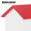 1:12 Chenil - Toit rouge, murs blancs, 6,2  5,5  5,4 cm 12