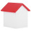 1:12 Chenil - Toit rouge, murs blancs, 6,2  5,5  5,4 cm 6