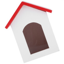 1:12 Chenil - Toit rouge, murs blancs, 6,2  5,5  5,4 cm