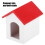 1:12 Chenil - Toit rouge, murs blancs, 6,2  5,5  5,4 cm 9