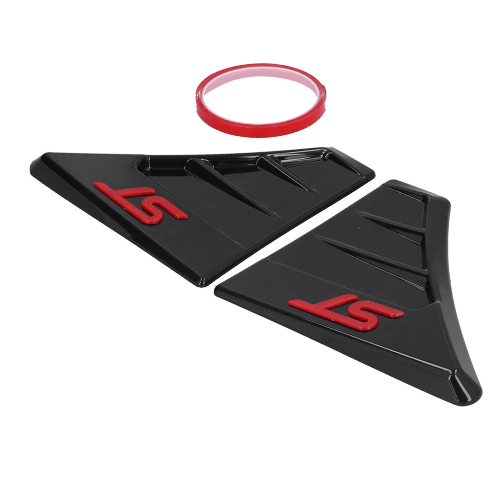 Pair Of Fender Side Vent Cover Trim For St Rs Style Modification Accessory For Ford Focus Mk 2Red 8161322769203