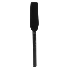 Microphone caméra Pro condensateur, 35,5 cm, 1 pile AA, métal