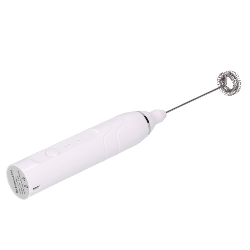 3Gear schiumatore per latte USB 5V 1300mAh bianco 7.7oz 2