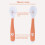 Baby Spoons Forks Set Infants Feeding Training Utensils Bendable Easy Grip TablewareOrange 5