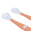 Baby Spoons Forks Set Infants Feeding Training Utensils Bendable Easy Grip TablewareOrange 11