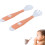Baby Spoons Forks Set Infants Feeding Training Utensils Bendable Easy Grip TablewareOrange 14