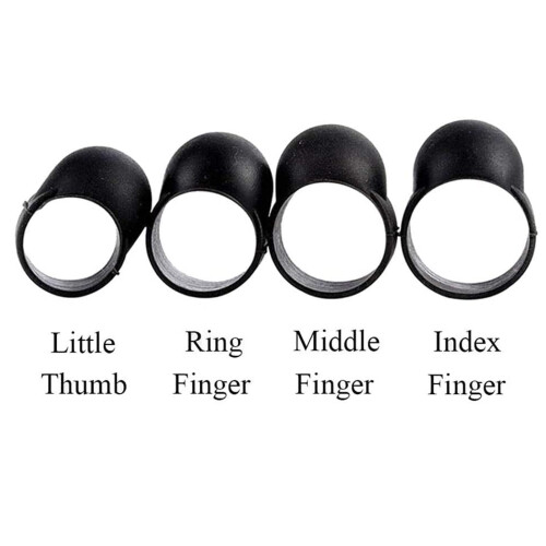 Drum Finger Sleeve Silicone Fingertip Protective Cot Drumstick Support Percussion Accessories 2