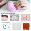 187# Kit Ballet Cerf, 1 ensemble, laine multicolore 12