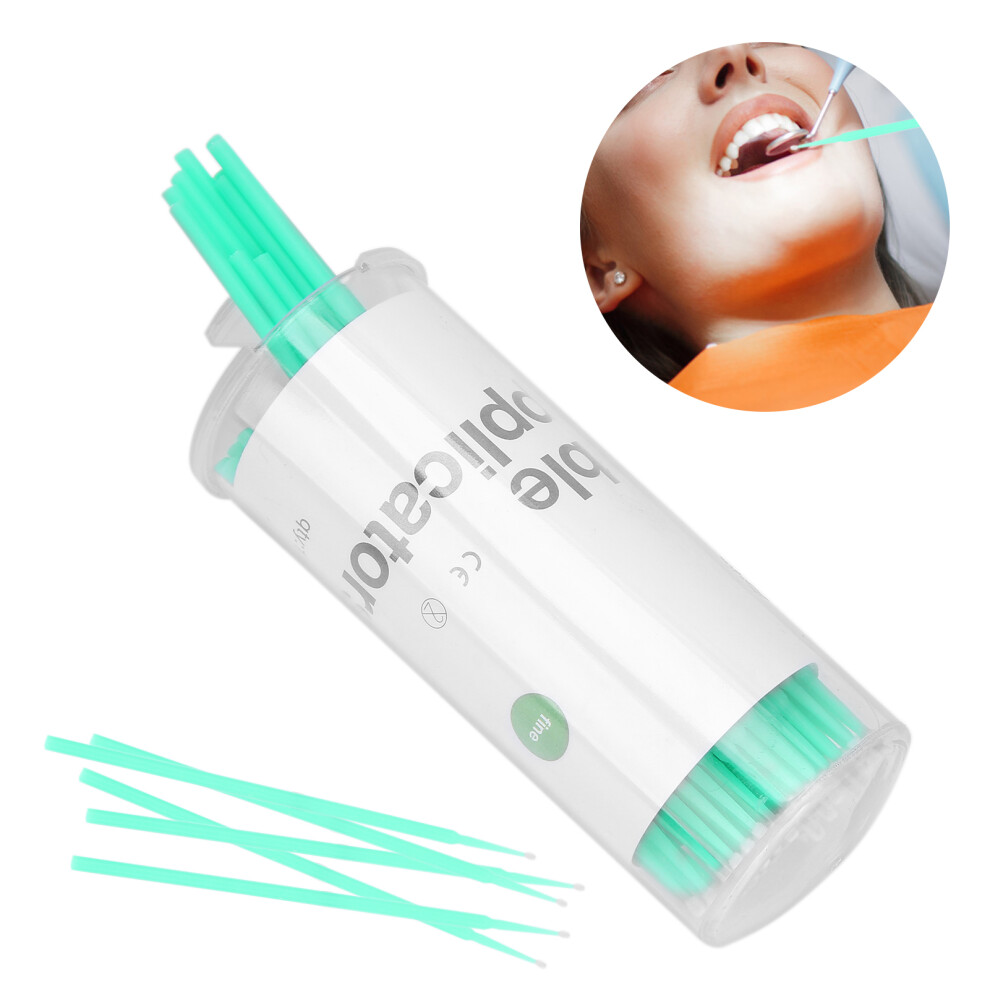 100pcs Disposable Micro Applicator Brushes Dental Brush Dental Oral Dentist Accessory