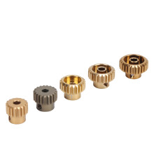 5 pezzi di pignoni in alluminio 7075 48P 17T-25T per RC 1/10