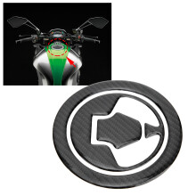 Motorrad Kraftstofftankabdeckung Aufkleber Harz Epoxid für Kawasaki Z800 Schwarz Carbon