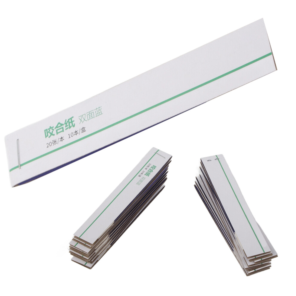 Dental Bite Articulating Paper Strips Dental Oral Teeth Care Dentist Supplies AccessoryBlue