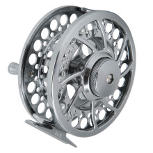 9/10 Fishing Fly Reel 3 Ball Bearing 1:1 Gear Ratio CNC Aluminum Alloy Fishing Reel
