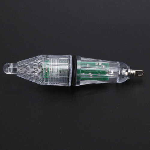 LED-Tintenfisch-Köderlicht 12cm Grün, Blitz- & Dauerlicht-Modus, integriertem Akku 2