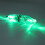 LED-Tintenfisch-Köderlicht 12cm Grün, Blitz- & Dauerlicht-Modus, integriertem Akku 5
