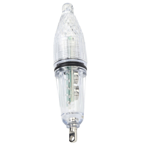 LED-Tintenfisch-Köderlicht 12cm Grün, Blitz- & Dauerlicht-Modus, integriertem Akku