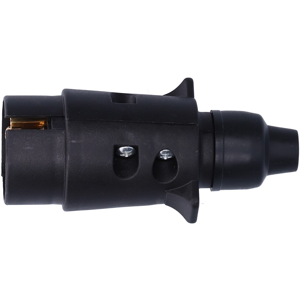 12V 7Pin Trailer Socket Plug Brass Connector Tow Bar Traction For European Standard Car 7661322771080