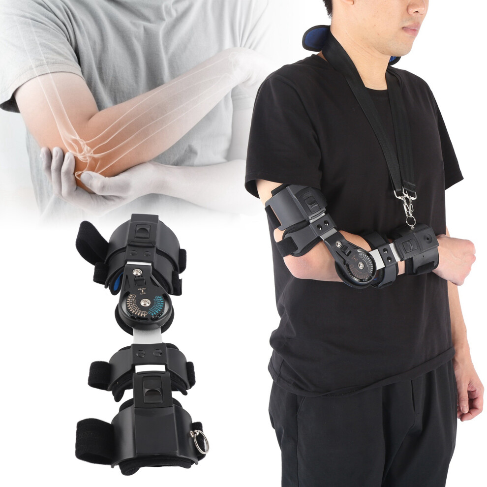 Adjustable Hinged Elbow Brace Right Arm Stabilize Elbow Support Splint Braces