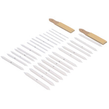 Set aus Mischstümpfen & Tortillons mit Schleifpapier & Bleistift – 3 Stück Künstler-Set