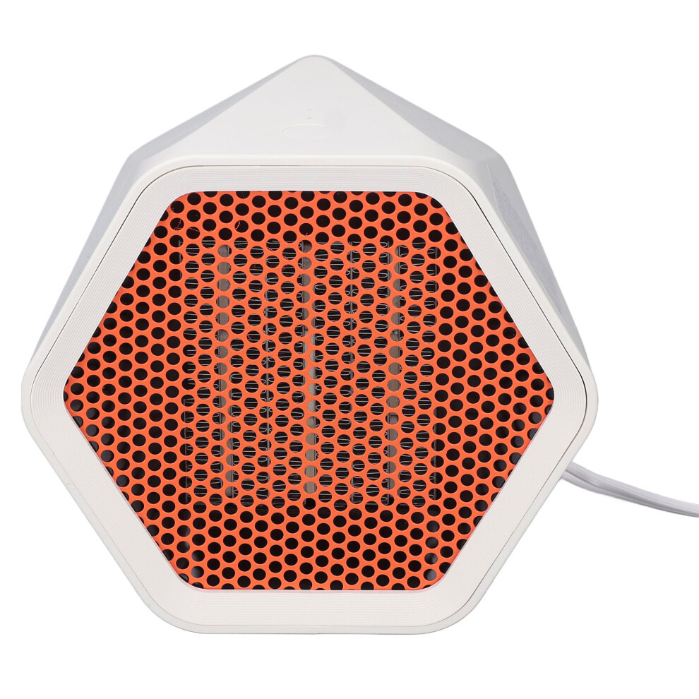 Ceramic Space Heater 1000W White Energy Efficient Desktop Space Heater with Tilt Safety Guard for Indoor