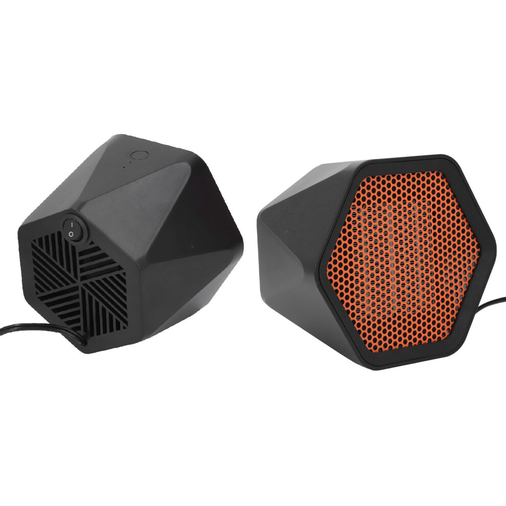 Electric Space Heater 1000W Hex Shape Small Portable Eletric Ceramic Heater for Camping EU Plug