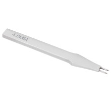 Poinçon à trous pour cuir à pointes 4 mm en acier – outil de bricolage