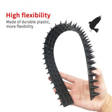 Punte in plastica per uccelli 50cm L 4.5cm W 1.7cm H Nero