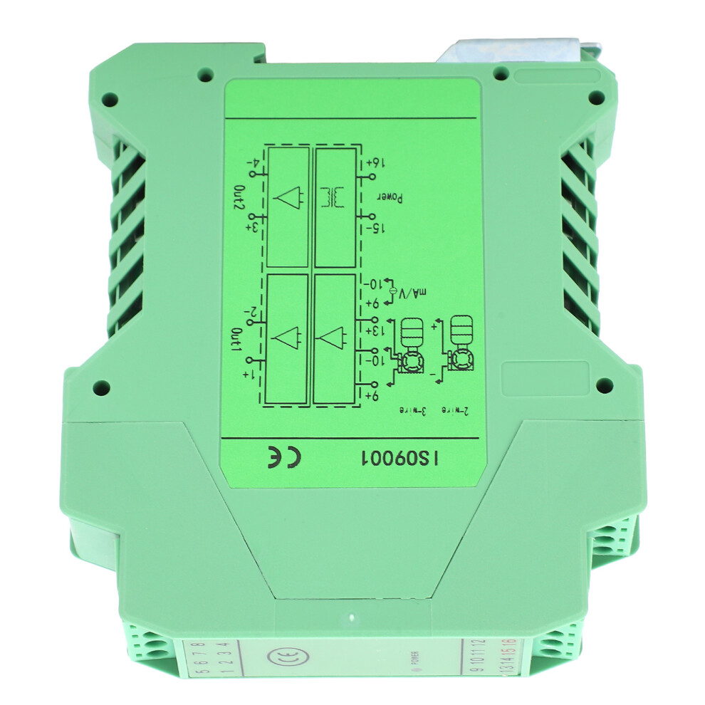 Dc Signal Isolator Current Voltage Transmitter Din Rail Mount 1ÂIn 2ÂOut 0Â10V To 4Â20Ma Glg 4681322773283