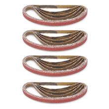 20 pezzi di nastro abrasivo 40# 330x10mm per levigatrice