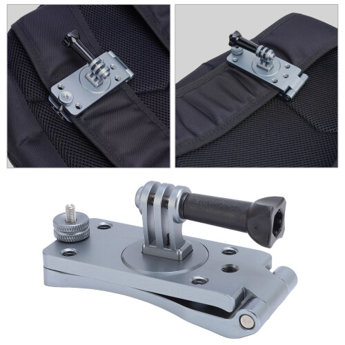 Support de sangle en aluminium pour caméra d'action Compatible avec 5 Pro 4 3 2