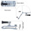 Support de sangle en aluminium pour caméra d'action Compatible avec 5 Pro 4 3 2 2