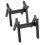 Support de voiture RC 1/24-1/18, alliage d'aluminium, noir 16