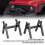 Support de voiture RC 1/24-1/18, alliage d'aluminium, noir 4