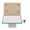 Bleu 9,7-10,1 pouces Ensemble de coques pour tablette 200mA clavier 2