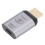 Adaptateur USB 3.1 Type-C vers HDMI 4K60Hz, aluminium 8