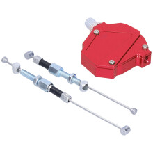 Leva in alluminio CNC rossa per cavo di tiraggio per moto da cross