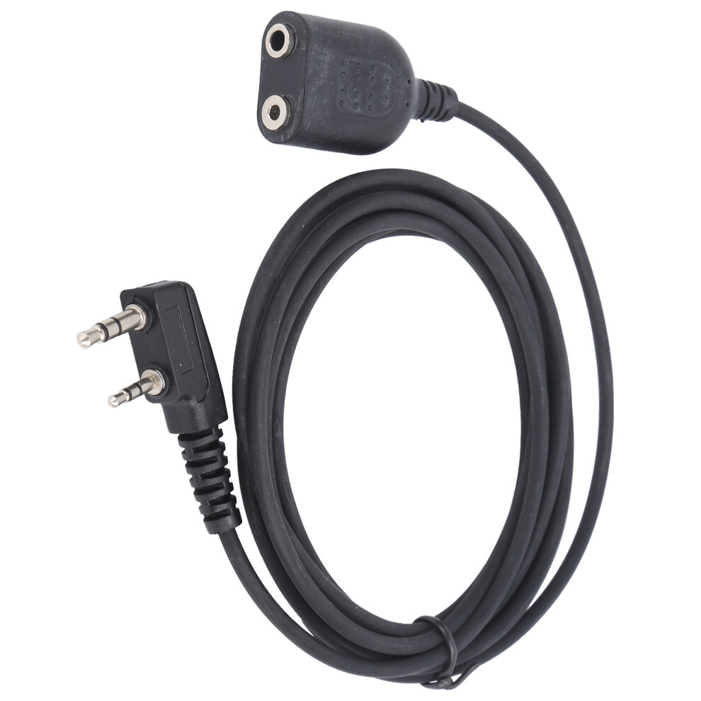 Walkie Talkie Earpiece Extension Cord Male To Female 2Pin For Baofeng Uvâ5R Bfâ888S 9411322775056
