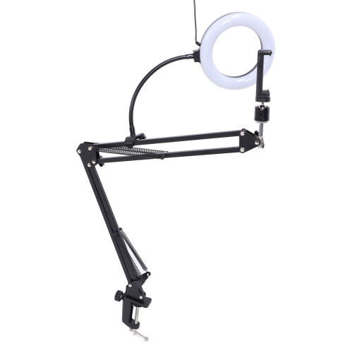 Supporto per telefono con braccio articolato, 1,5 kg, 5,5-8,6 cm 1