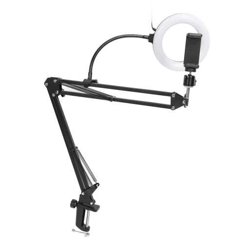 Supporto per telefono con braccio articolato, 1,5 kg, 5,5-8,6 cm
