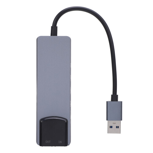 Carte son USB externe 5.1/7.1 compacte argentée 1
