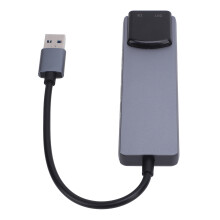 Carte son USB externe 5.1/7.1 compacte argentée
