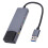 Carte son USB externe 5.1/7.1 compacte argentée 11