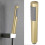 G1/2 Doccetta da doccia rotonda in rame 19,5 cm 195 g 16