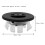 Capuchon circulaire en laiton pour évier 3x1.5cm Noir 12